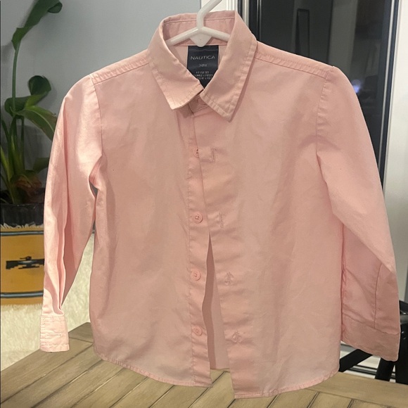 Nautica Kids Light Pink Button-Down Shirt - Picture 1 of 4